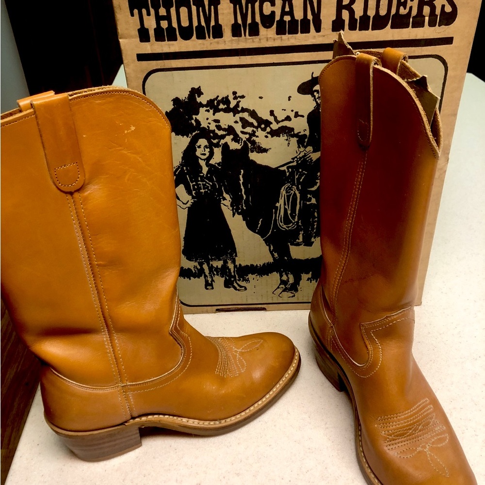 Vintage 70's THOM McAN RIDERS Cowboy Boots